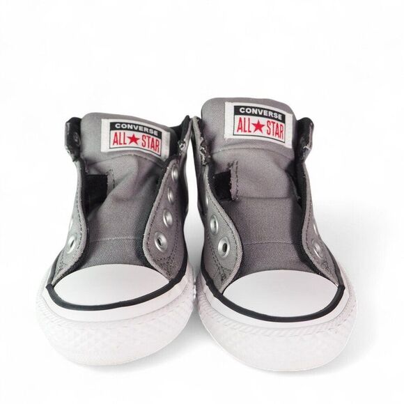 Converse Chuck Taylor All Star Mid Axel Sneakers Grey / Black / 663884F Youth 12 - Picture 3 of 10